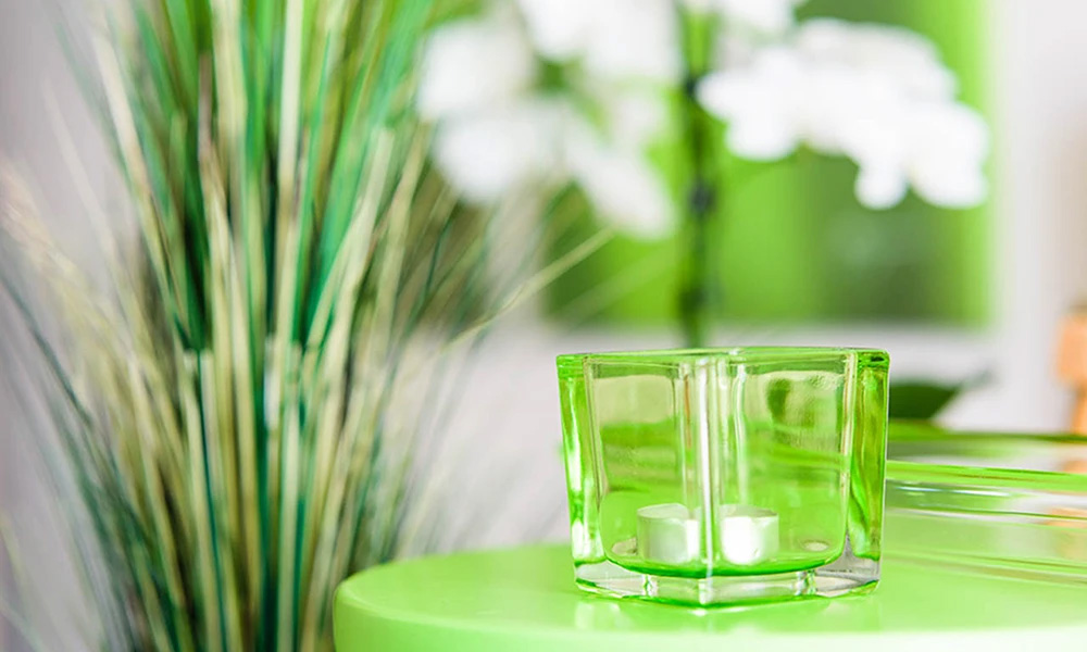 Grüner Behandlungsraum