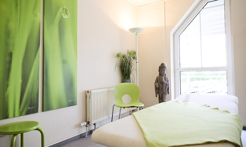 Grünes Behandlungszimmer